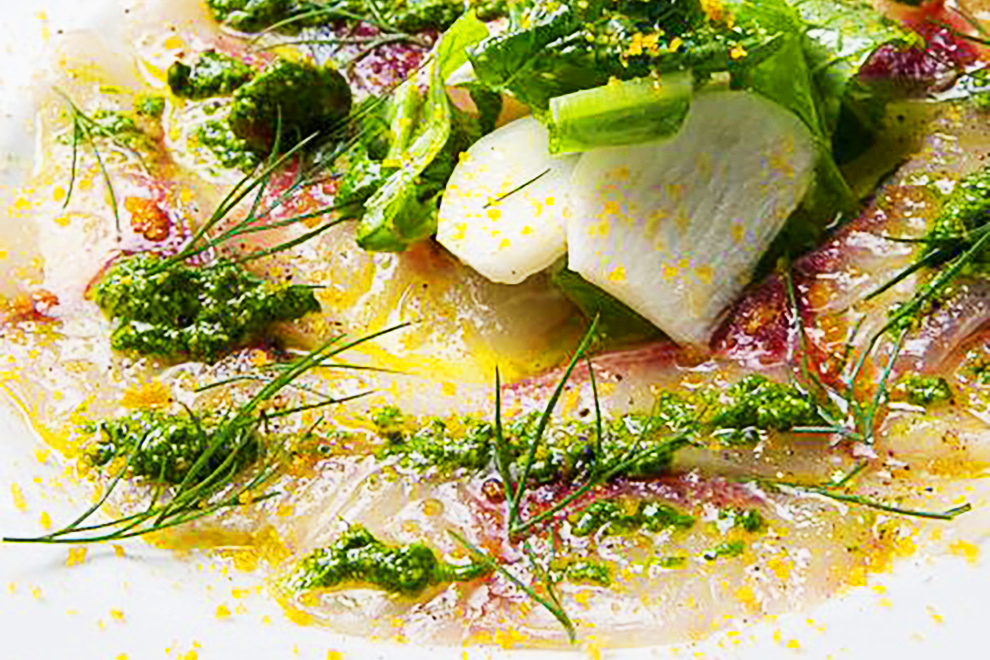 鮮魚のカルパッチョ